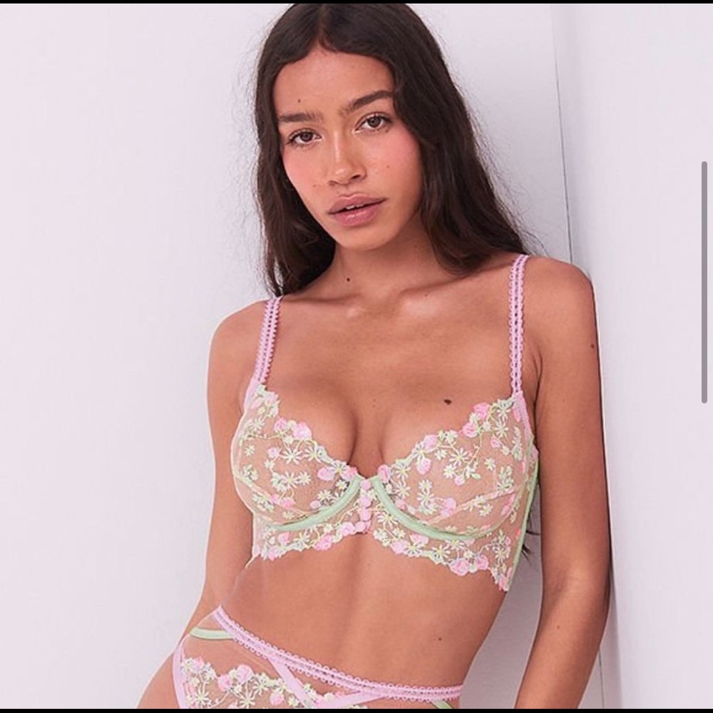 For love and lemons tutti frutti bra NWT